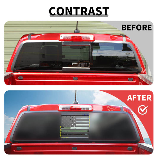 For 2023+ Chevy Colorado/GMC-CANYON Rear Middle Window Sticker Decal Trim Cover