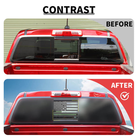 For 2023+ Chevy Colorado/GMC-CANYON Rear Middle Window Sticker Decal Trim Cover