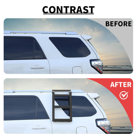 For 2010-2023 4Runner Rear Window Climbing Roof Rack Ladder Accessories