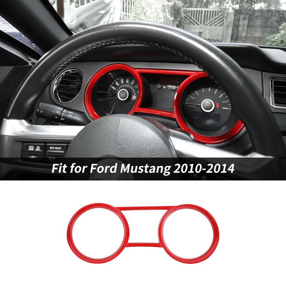 For 2010-2014 Ford Mustang Inner Dashboard Instrument Box Panel Frame Ring Trim