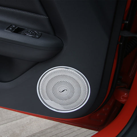 For 2015-2023 Ford Mustang Door A-pillar Speaker Panel Cover Trim Accessories
