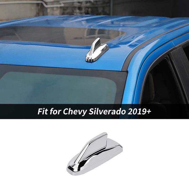 For 2019+ Chevy Silverado/Suburban/Tahoe & GMC Sierra/Yukon Antenna Cover Trim Frame Exterior