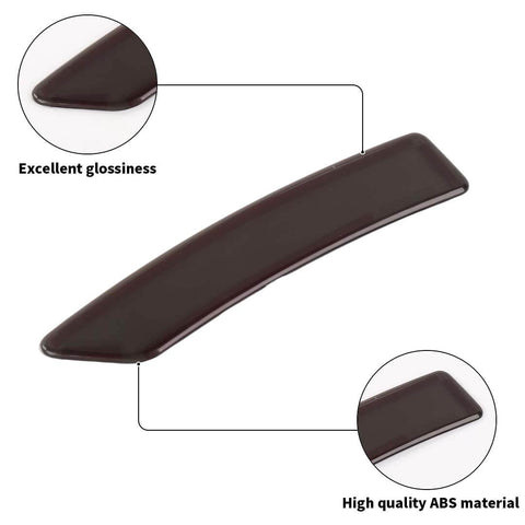 For 2024+ Ford Mustang Smoked Black Side Wheel Light Cover Trim Decoration