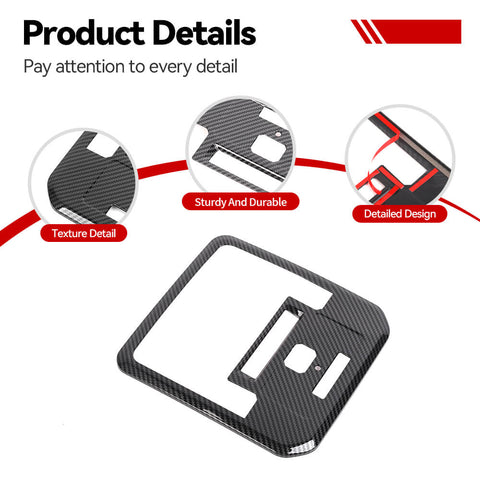 For 2024+ 4Runner Front Top Reading Light Bezel Trim Cover Accessories