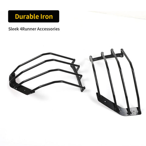 For 2014-2023 4Runner Front  Rear Head Light Lamp Guards Protector Cover Trim Kit