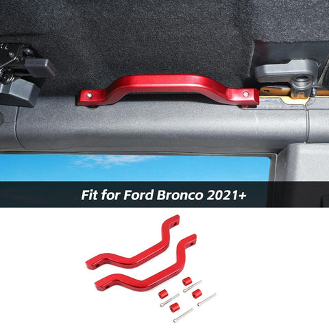 Front Side Door Top Roll Bar Grip Grab Handles For Ford Bronco 2021+ Accessories | CheroCar