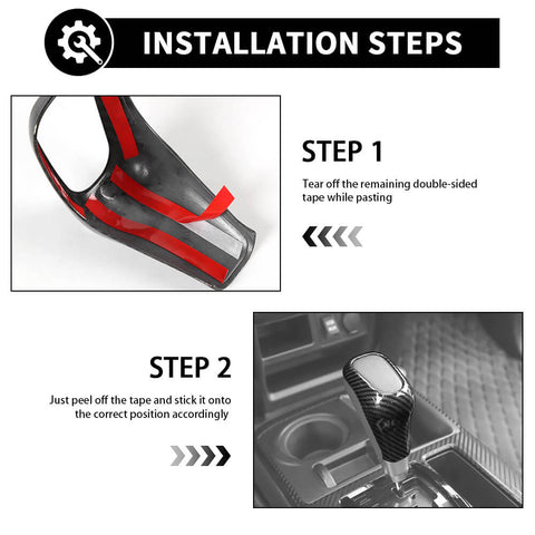 For 2010-2023 Toyota 4runner TRD Gear Shift Shifter Knob Cover Trim