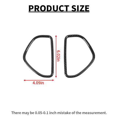 For 2011+ Dodge Charger/Chrysler 300C Rear Side Door Speaker Decor Ring Trim Cover Bezels