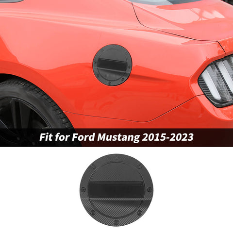 For 2015-2023 Ford Mustang Fuel Gas Tank Cap Cover Trim