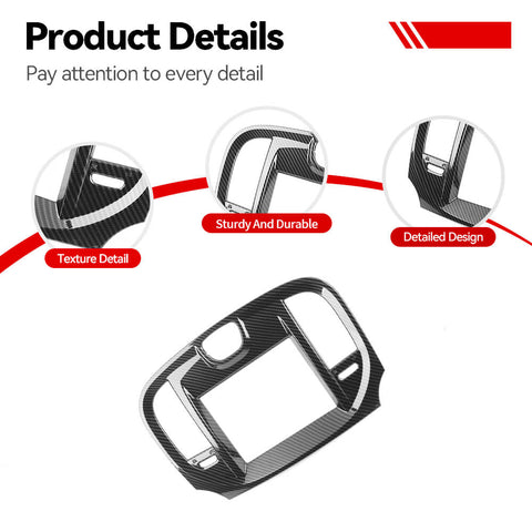 For 2010-2014 Chrysle 300/300C Central Control Navigation Screen Trim Cover
