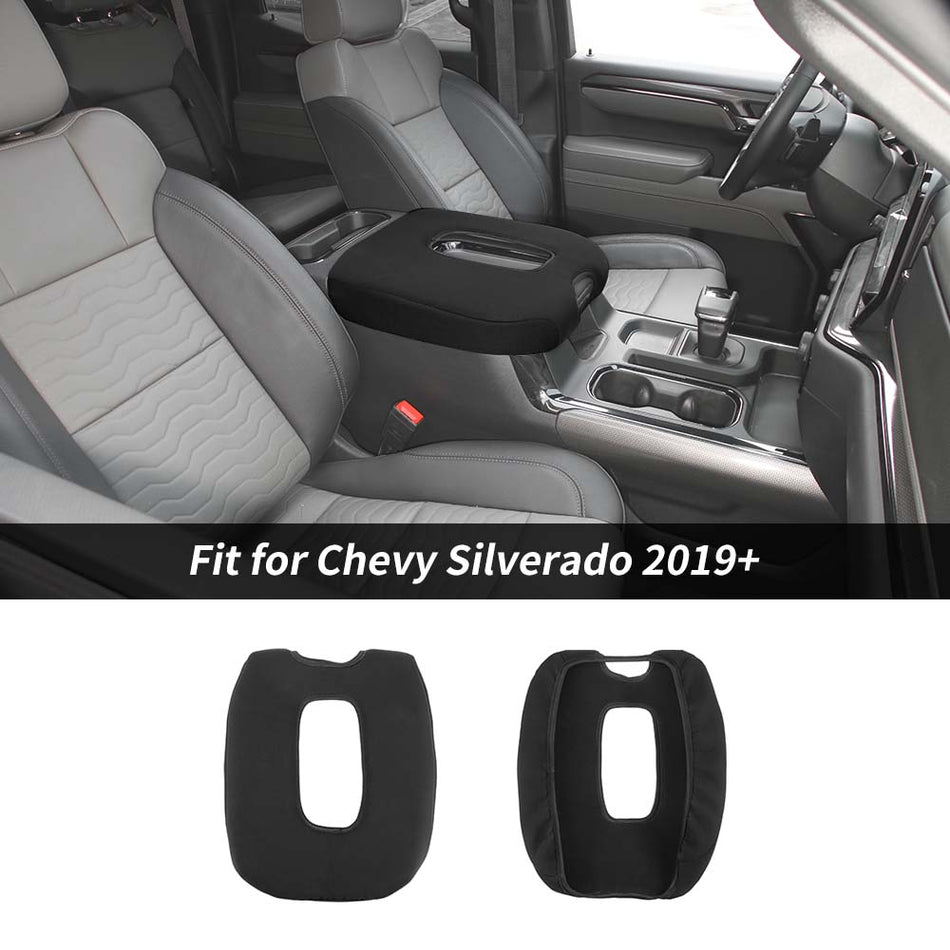 For 2019+ Chevy Silverado/GMC Sierra & 2021+ Suburban/Tahoe/GMC-YUKON Center Console Armrest Box Pad Cover