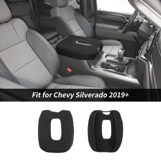 Center Console Armrest Box Pad Cover For Chevy Silverado/GMC Sierra 2019+/Suburban 2020+ Accessories | Cherocar