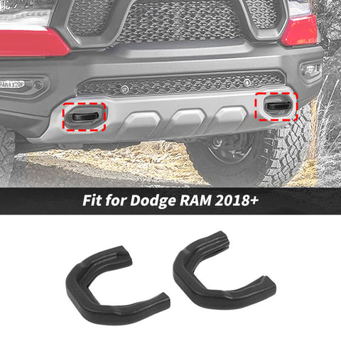 For 2018+ Dodge Ram TRX Front Bumper Tow Hook Trailer Cover Trim Decor