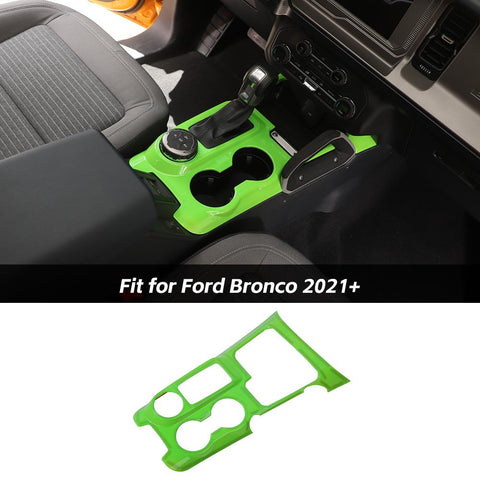 For 2021+ Ford Bronco Interior Gear Shift Panel Cover Trim