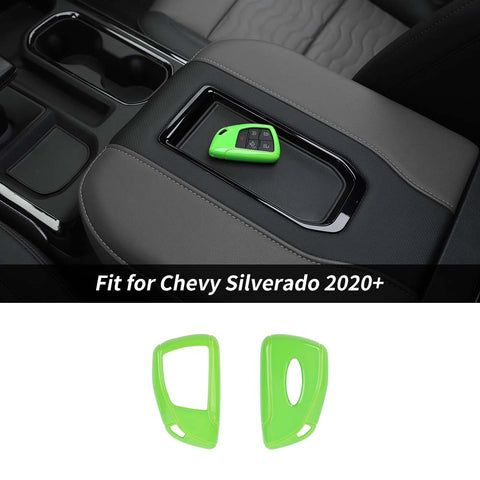 Key Fob Cover Case Protector Shell For Chevy Silverado/Suburban/Tahoe 2020+ Accessories | CheroCar