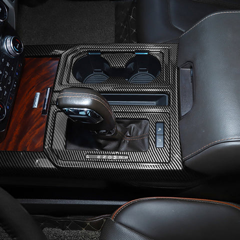 For 2015-2020 Ford F150 Interior Center Console Gear Shift Trim Cover Kit