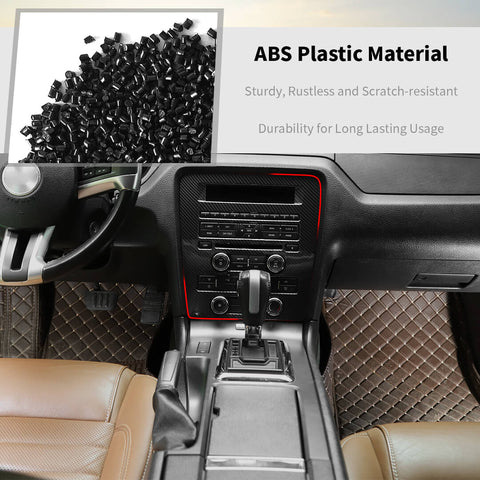 For 2009-2013 Ford Mustang Interior Central Control CD Navigation Panel Trim Cover