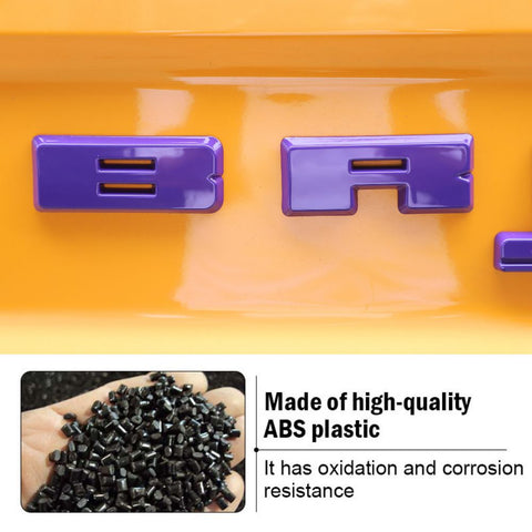 For 2021+ Ford Bronco Sport Rear Grille Logo Letters Decals Stickers Cover