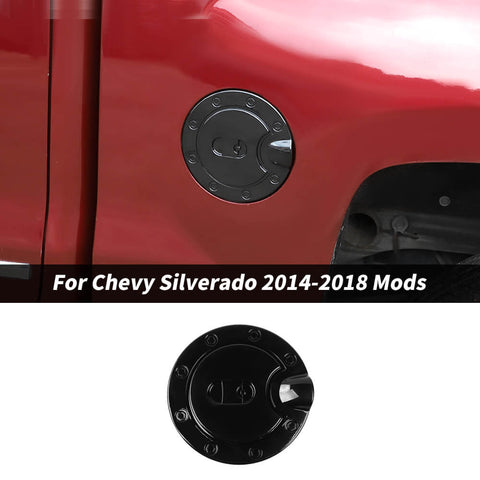 For 2014-2018 Chevy Silverado/GMC Sierra Fuel Tank Door Panel Cap Cover Trim