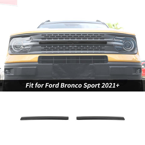 Front Grille Grill Inserts Cover Trim Strips For Ford Bronco Sport 2021+ Accessories | CheroCar