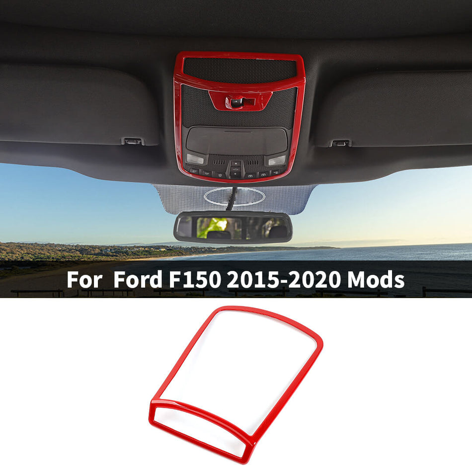 For 2015-2020 Ford F150 Reading Light Lamp Sticker Cover Trim Frame