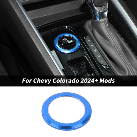 For 2024+ Chevy Colorado Four-wheel Drive 4WD Knob Adjustment Mode Ring Trim Cover