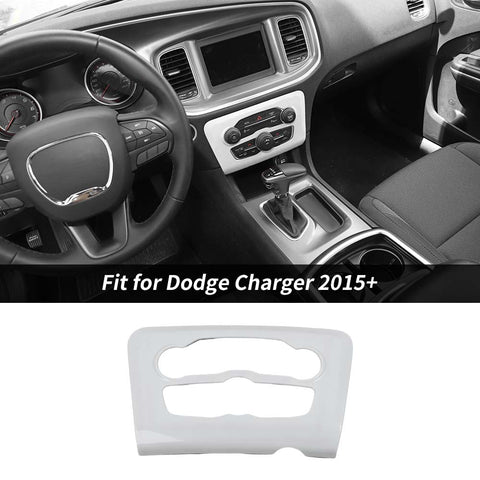 For  2015+ Dodge Charger Central Control Air Conditioning A/C Panel Cover Trim