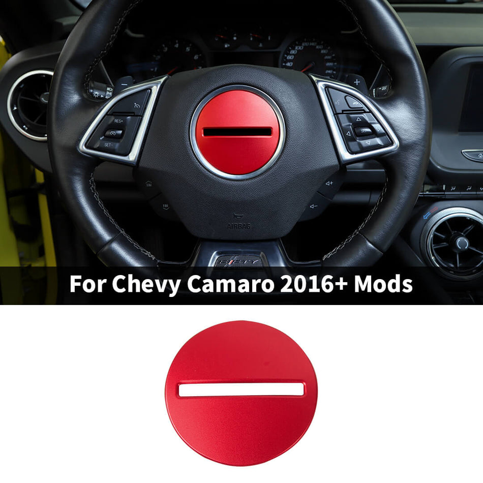 For 2016+ Chevy Camaro Steering Wheel Center Cover Ring Trim