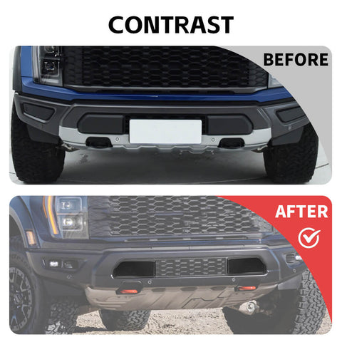 For 2021+ Ford F150 Raptor Front Bumper Corner Panel Cover Trim
