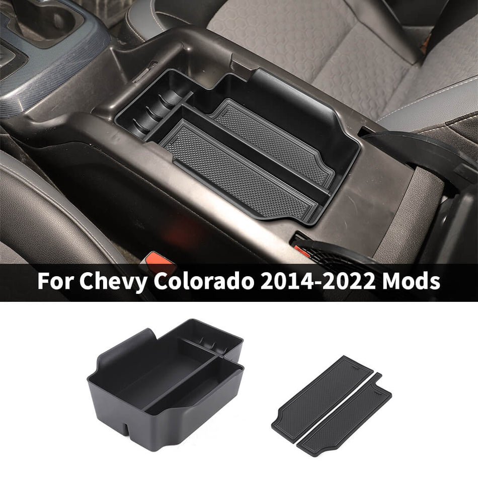 For 2014-2022 Chevy Colorado/GMC-CANYON Center Console Storage Box Armrest Organizer