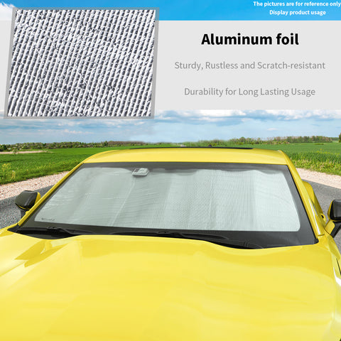 For 2016+ Chevy Camaro Windshield Sunshade Sun Shade Heat Shield Sun Visor