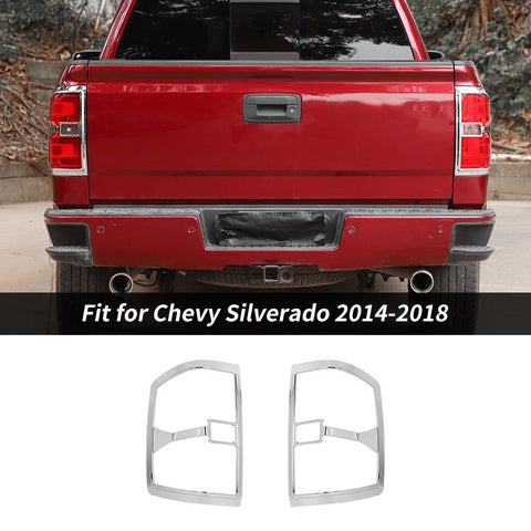 For 2014-2018 Chevy Silverado Side Rear Taillight Trim Cover