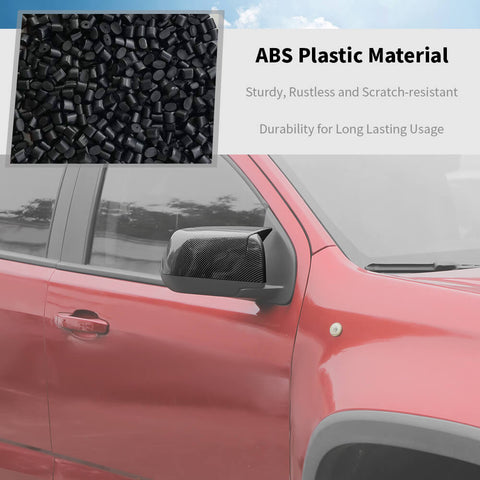 For 214-2022 Chevy Colorado/GMC-CANYON Side Rearview Mirror Cover Cap Trim