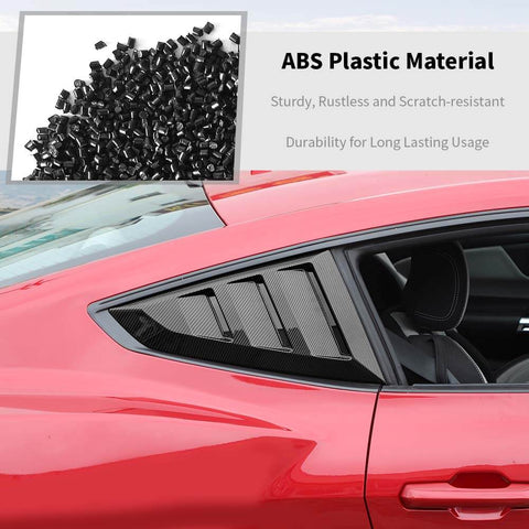 For 2024+ Ford Mustang Car Rear Window Louvers Rear Sun Shade Cover