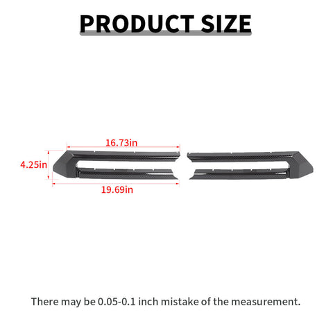 For 2024+ 4Runner Front Middle Grille Inserts Bezel Cover Trim
