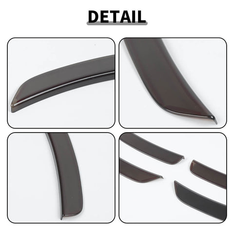 For 2015+ Dodge Charger Front Wheel Eyebrow Light Decor Cover Trim