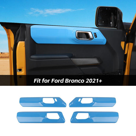 Interior Door handle Panel Shell Cover Trim For Ford Bronco 2021+ 4-Door Accessories | CheroCar