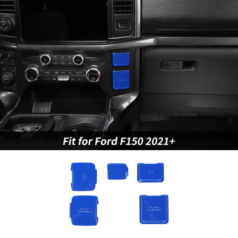 5 x Interior Control Power Socket Cover Trim For Ford F150 2021+ Accessories | CheroCar