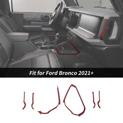 Center Console Handle Decor Strips Cover Trim Guard For 2021+ Ford Bronco｜CheroCar