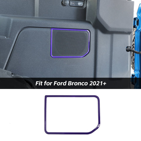 Rear Cargo Trunk Speaker Horn Trim Cover Decor For Ford Bronco 2021+ Accessories | CheroCar