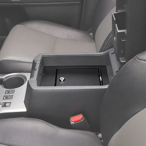 For 2010-2023 Toyota 4Runner Center Console Safe Box Armrest Storage Combination Lock Box