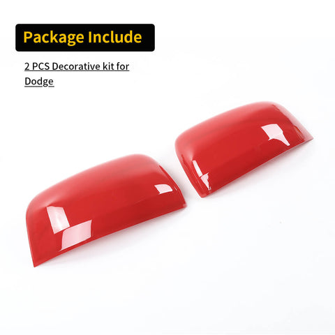 For 2011+ Dodge Durango Side Door Rearview Mirror Cover Trim Shell