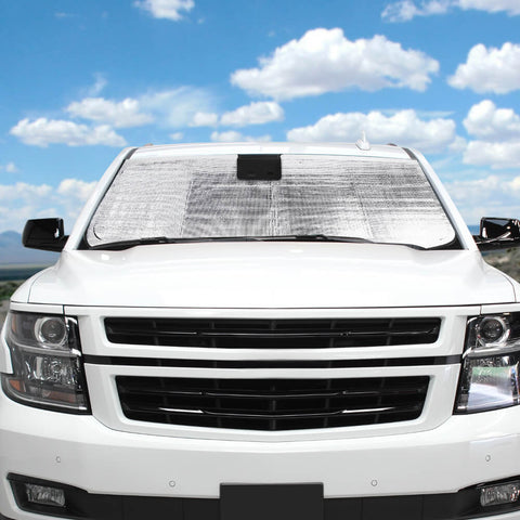 For 2014-2019 Chevy Suburban/Tahoe/GMC YUKON Front Window Sunshade Sun Visor Heat UV Protect Cover