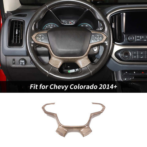 Steering Wheel Molding Panel Cover Trim For Chevy Colorado 2014+ Accessories | CheroCar