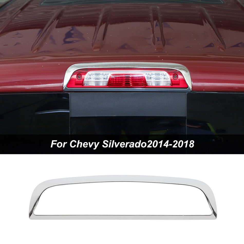 For 2014-2018 Chevy Silverado 1500 & GMC Sierra 1500 Third 3RD Brake Tail Light Cover Trim