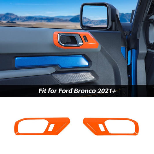 Interior Door Handle Decoration Cover Trim For Ford Bronco 2021+ 2-Door Accessories | CheroCar