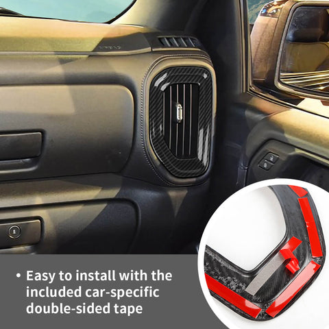 For 2019-2021 Chevy Silverado/ GMC-SIERRA Inner Center Console Dashboard Air Vent Trim Cover Kit