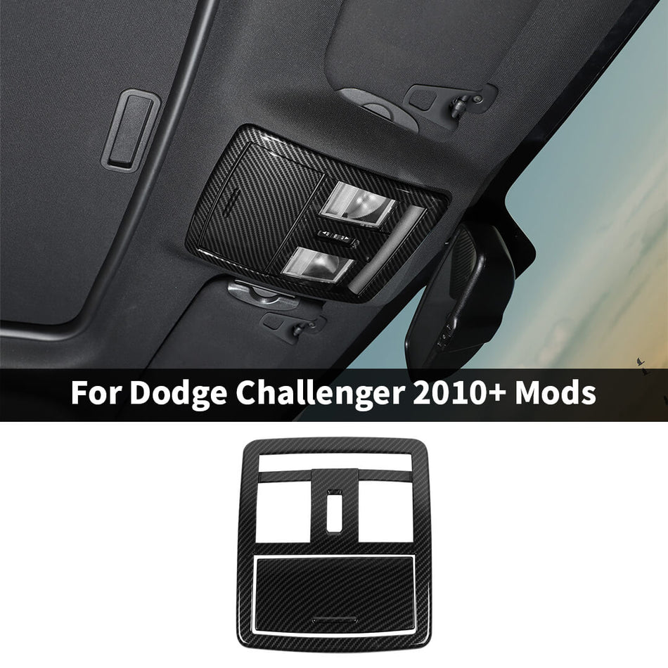 For 2010+ Dodge Challenger Front Roof Reading Light Lamp Panel Trim Cover