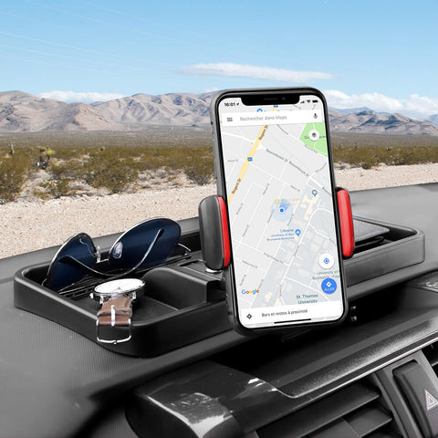 For 2010-2023 Toyota 4Runner Center Console phone Holder Mount Bracket With Storage Box Tray