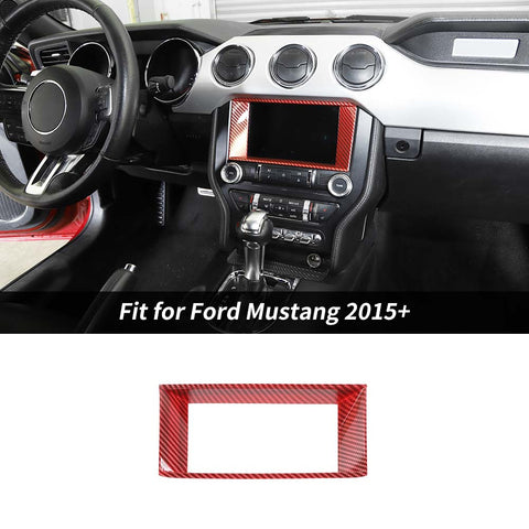 8'' Dashboard GPS Navigation Cover Decor Trim For Ford Mustang 2015+｜CheroCar